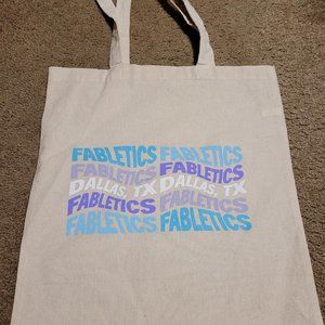 Fabletics reusable canvas bag